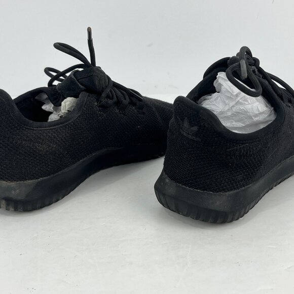 Adidas Ortholite Kids Sneakers Size 2 Black Lace Up Round Toe Flat Heel Low Top - Picture 4 of 6